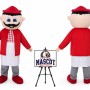 Character Funny Man Mascot Costume