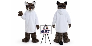 Cheetah Bobcat Mascot Costume Cheetah Bobcat Mascot Costume