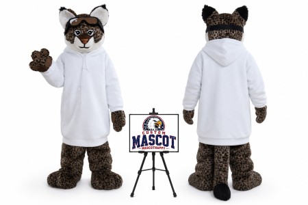 Cheetah Bobcat Mascot Costume