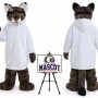 Cheetah Bobcat Mascot Costume