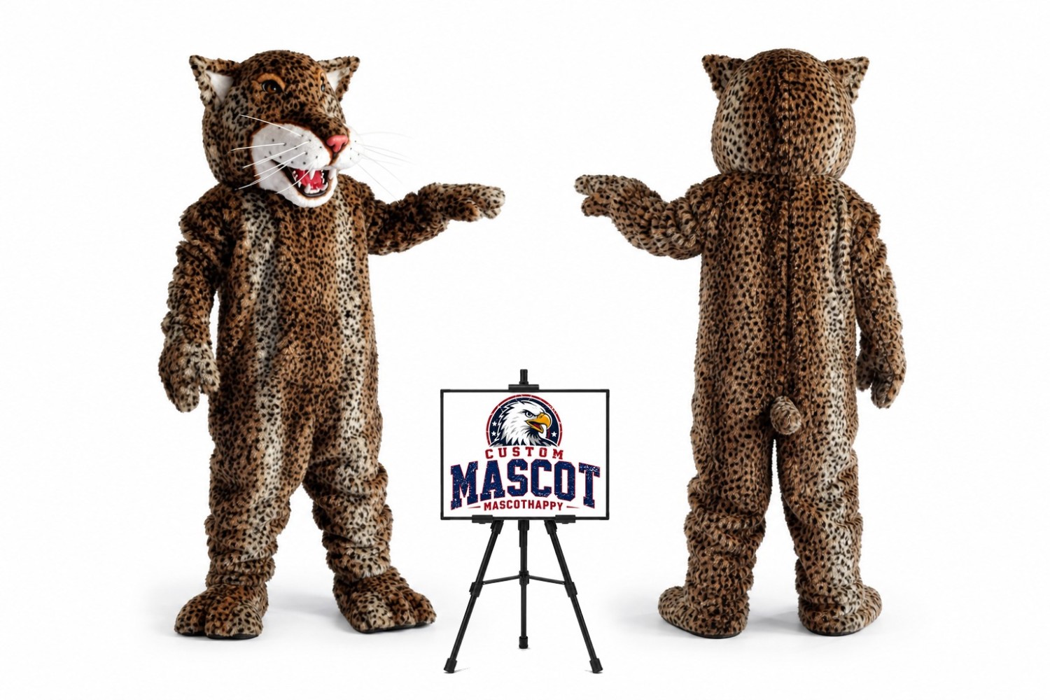 Cheetah Leopard Jaguar Mascot Costume Cheetah Leopard Jaguar Mascot Costume