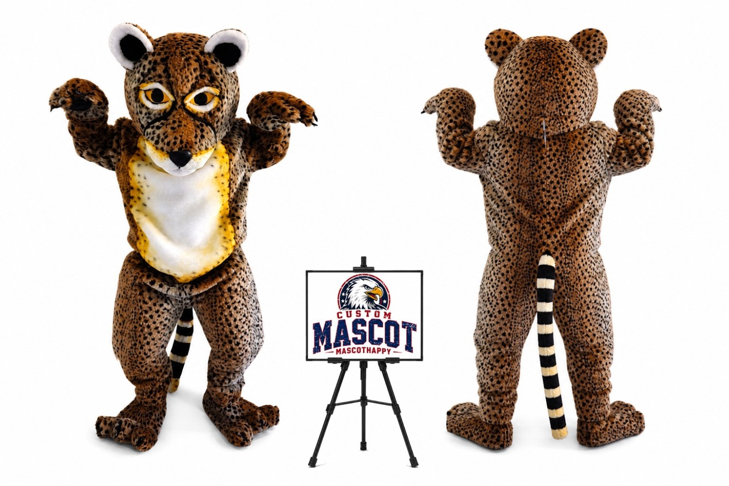 Cheetah Leopard Panther Mascot Costume Cheetah Leopard Panther Mascot Costume