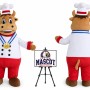 Chef Bull Mascot Costume for Food Events