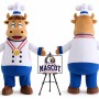 Chef Bull Mascot Costume for Food Events