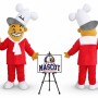 Chef Mascot Adult Chef Costume Chef Mascot Costume for Food Events