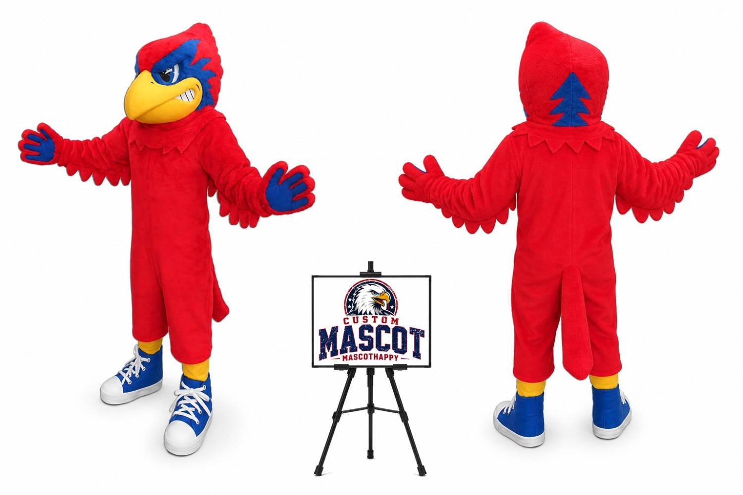 Cheney Cardinal Mascot Costume Cheney Cardinal Mascot Costume