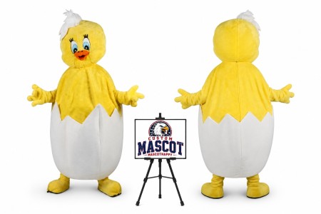 Chick Poult Mascot Costume for Halloween Events