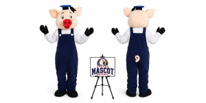 Happy Pig Mascot Costume Happy Pig Mascot Costume