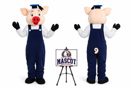 Happy Pig Mascot Costume