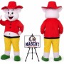 Happy Pig Mascot Costume
