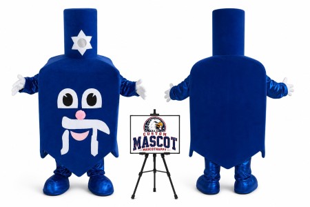 Happy Shabbat Dreidel Mascot Costume