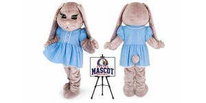 Hare Bunny Easter Mascot Costume for Easter Events Hare Bunny Easter Mascot Costume for Easter Events