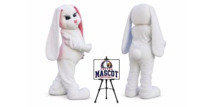 Hare Bunny Easter Mascot Costume for Easter Events