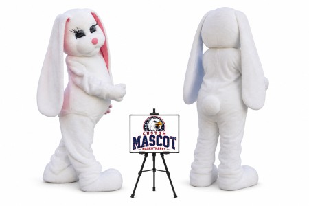 Hare Bunny Easter Mascot Costume for Easter Events