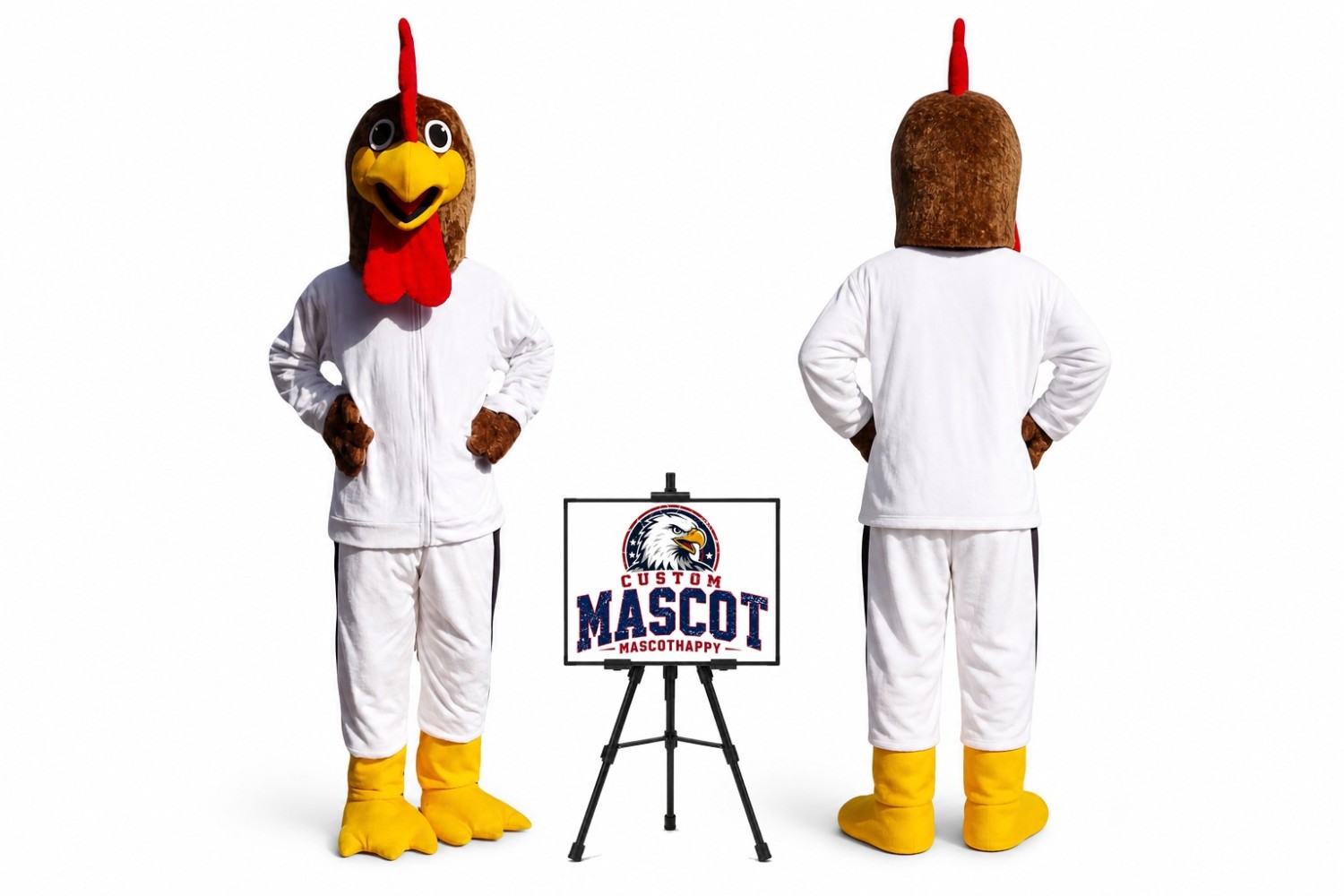 Chicken Rooster Mascot Costume Chicken Rooster Mascot Costume