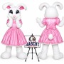 Hares Rabbits Bunny Easter Mascot Costume for Easter Events