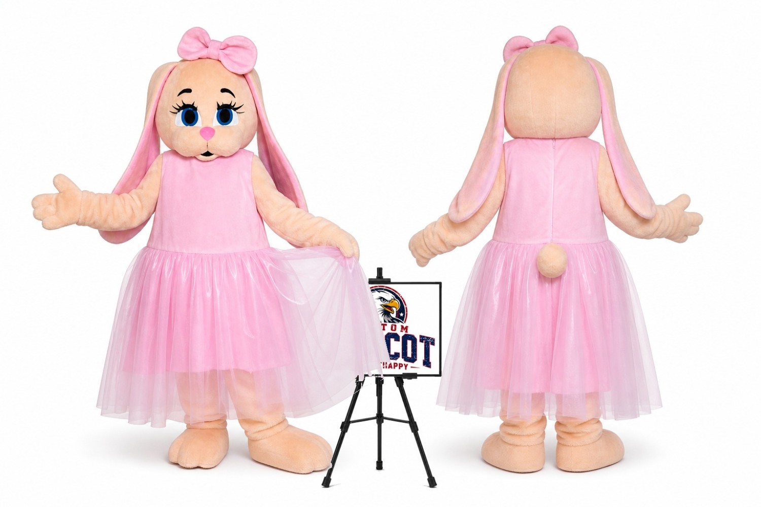 Hares Rabbits Bunny Mascot Costume for Easter Events Hares Rabbits Bunny Mascot Costume for Easter Events
