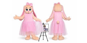 Hares Rabbits Bunny Mascot Costume for Easter Events Hares Rabbits Bunny Mascot Costume for Easter Events