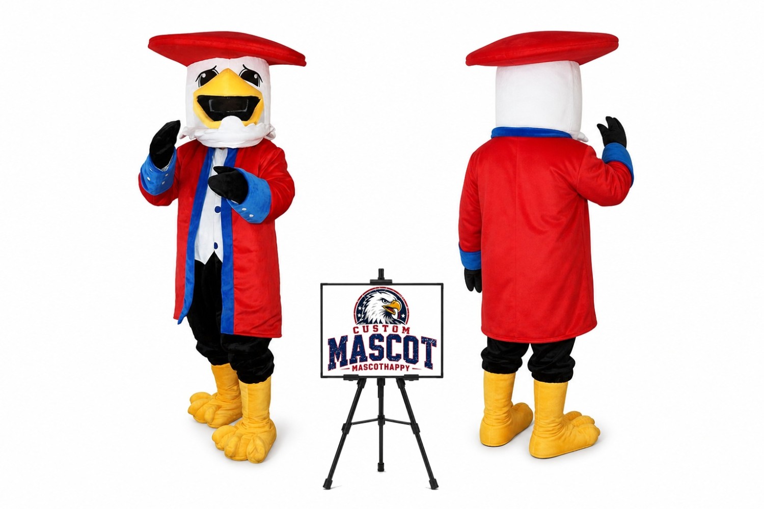 Hawk Eagle Mascot Costume Hawk Eagle Mascot Costume