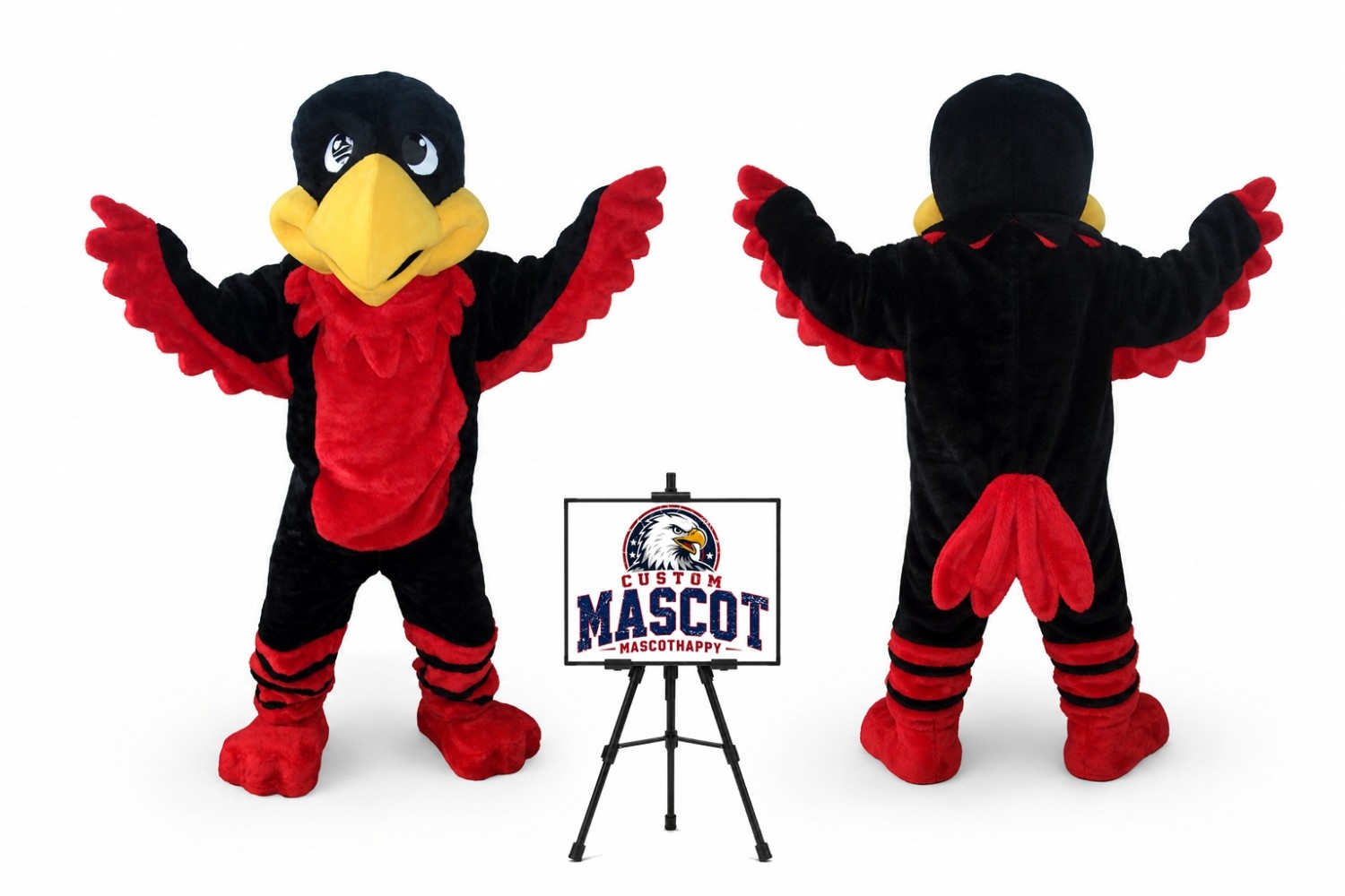 Hawk Eagle Mascot Costume Hawk Eagle Mascot Costume