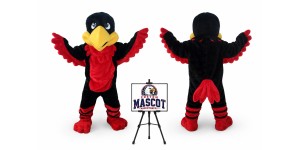 Hawk Eagle Mascot Costume Hawk Eagle Mascot Costume