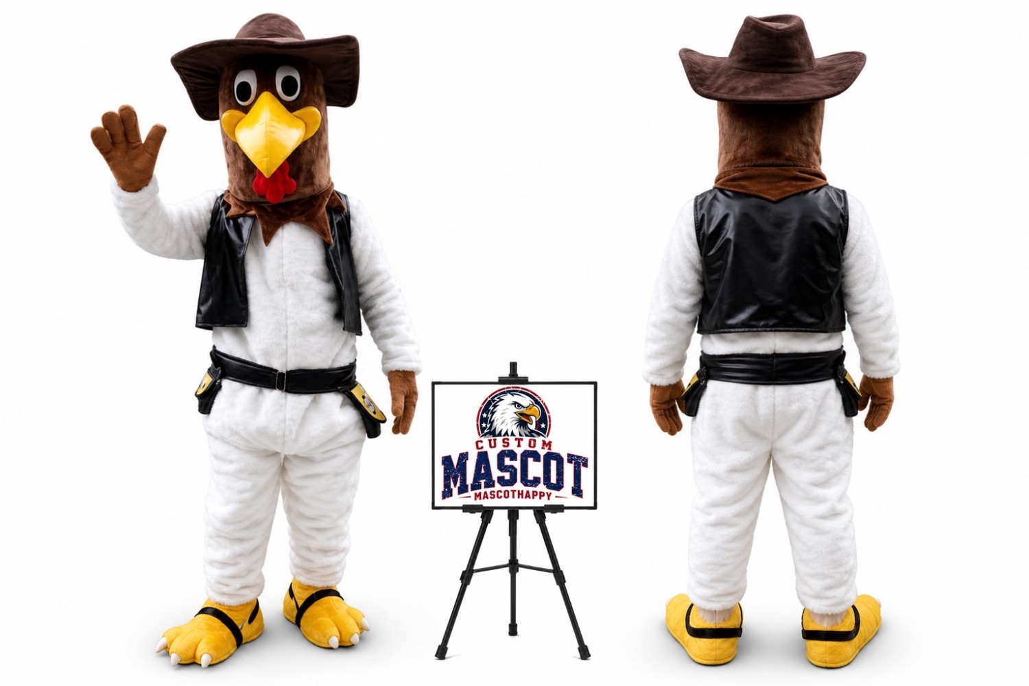 Chicken Rooster Mascot Costume Chicken Rooster Mascot Costume