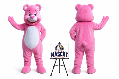 Heart Bear Mascot Costume