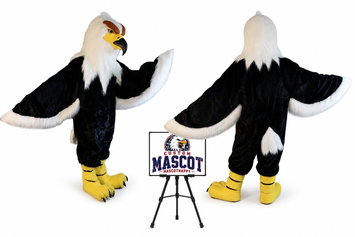 Helmet Eagle Mascot Costume Helmet Eagle Mascot Costume