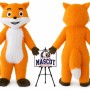 Helmet Fox Mascot Costume