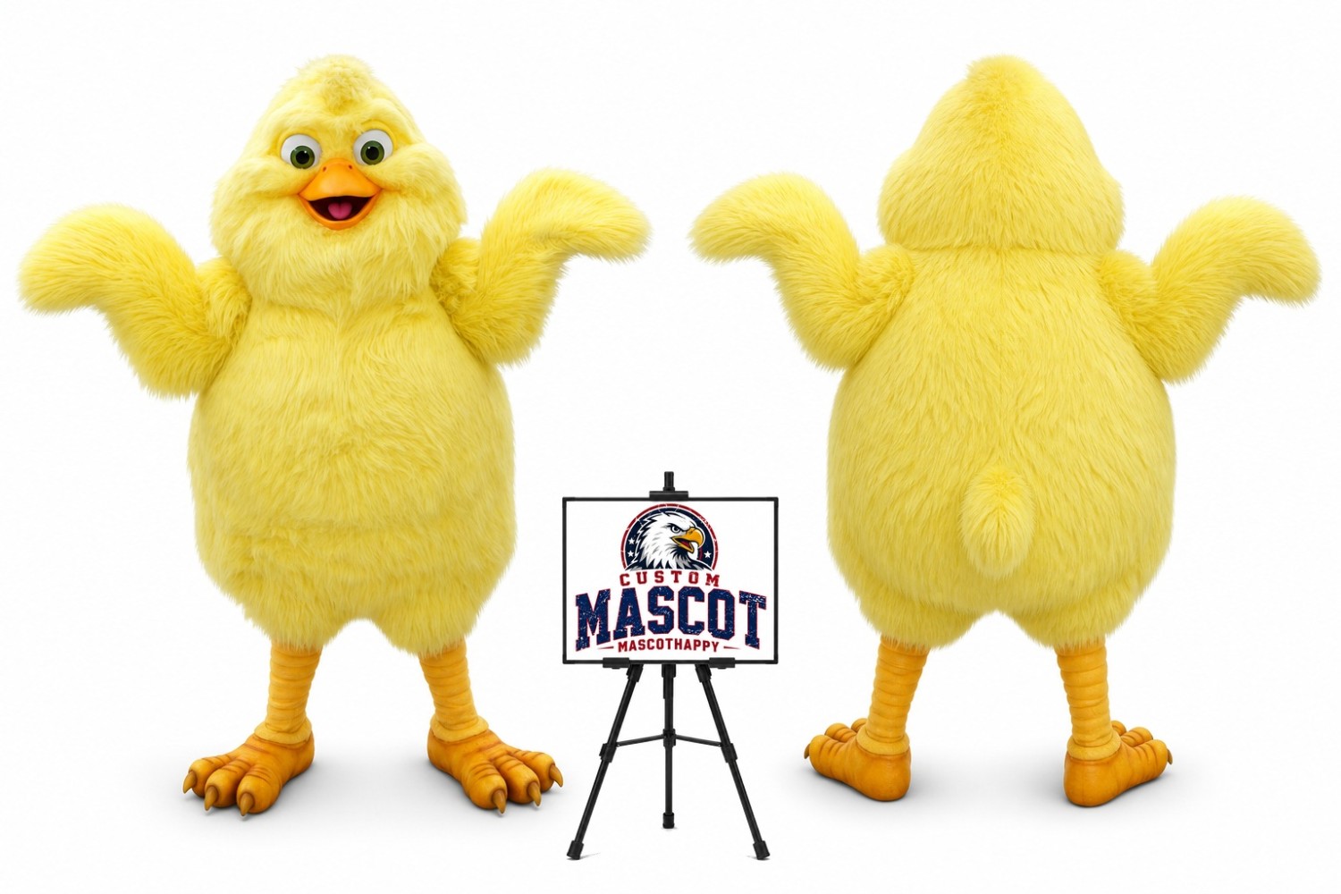 Chicken Baby Mascot Costume Chicken Baby Mascot Costume