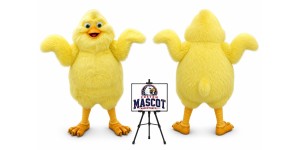 Chicken Baby Mascot Costume Chicken Baby Mascot Costume