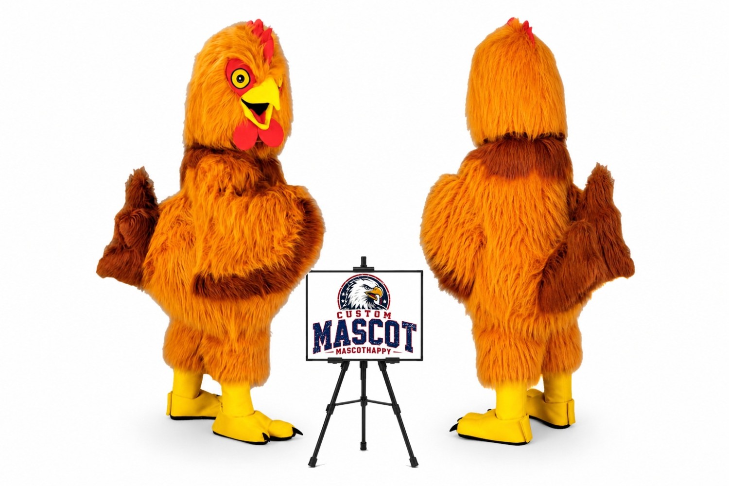 Hen Chicken Mascot Costume Hen Chicken Mascot Costume