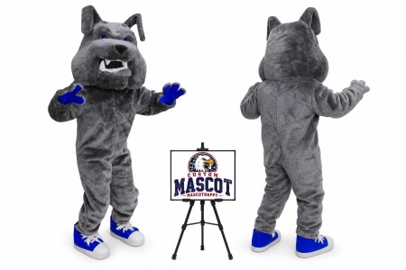 High School Bulldog Mascot Costume