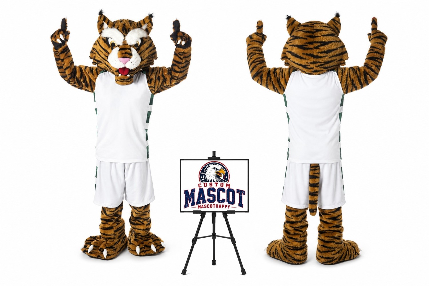 High School Lightweight Wildcats Mascot Costume High School Lightweight Wildcats Mascot Costume