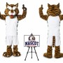High School Lightweight Wildcats Mascot Costume