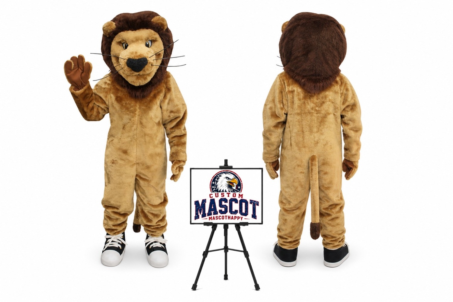 High School Lion Mascot Costume High School Lion Mascot Costume