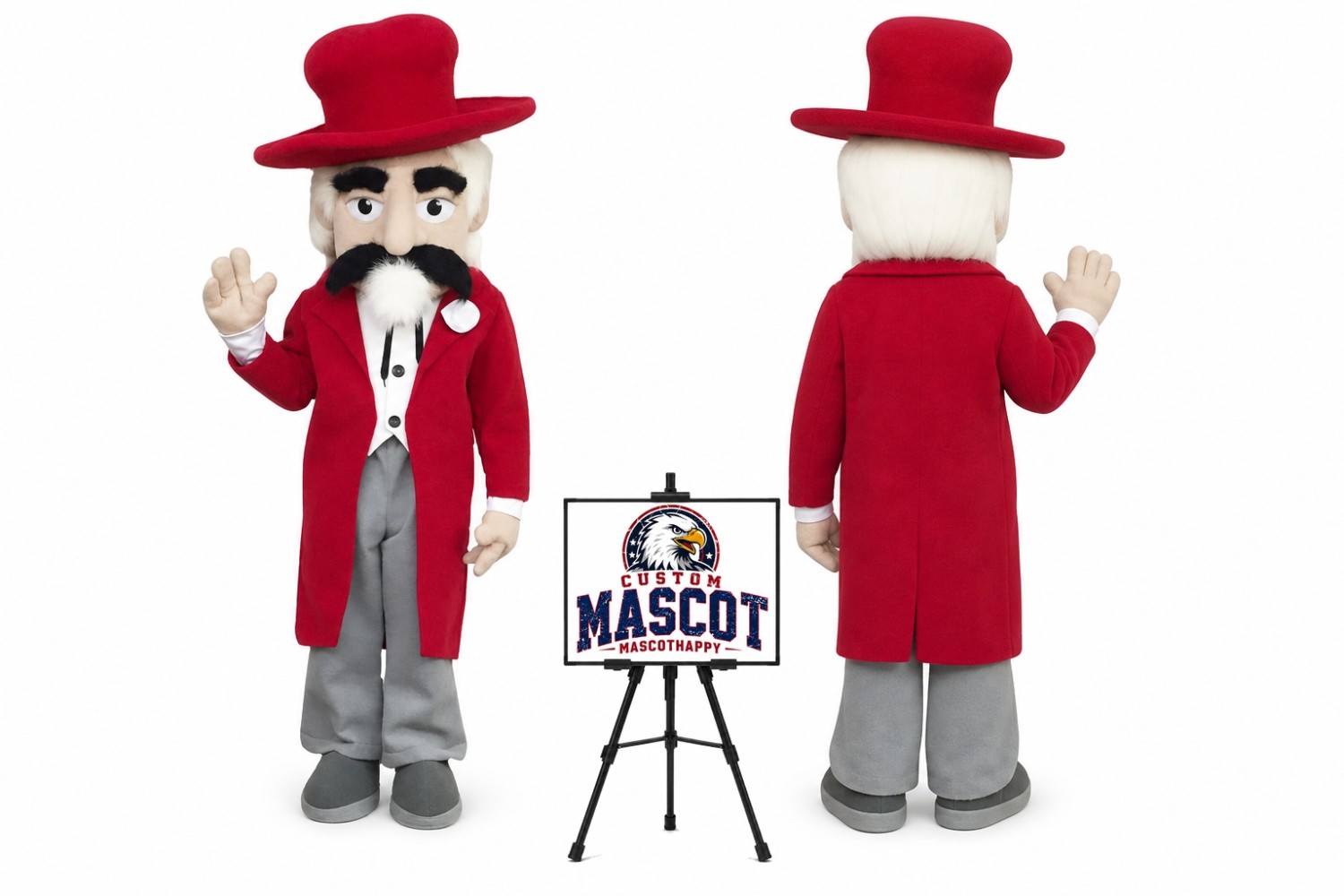 High School Rebel Mascot Costume High School Rebel Mascot Costume