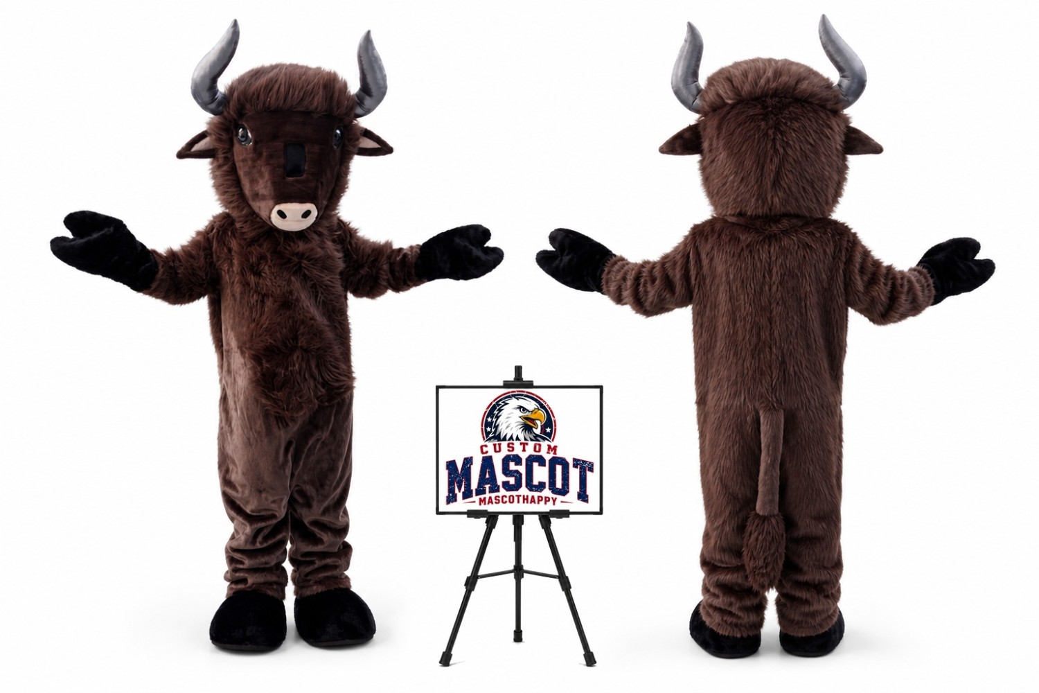 Highland Bull Mascot Costume Highland Bull Mascot Costume