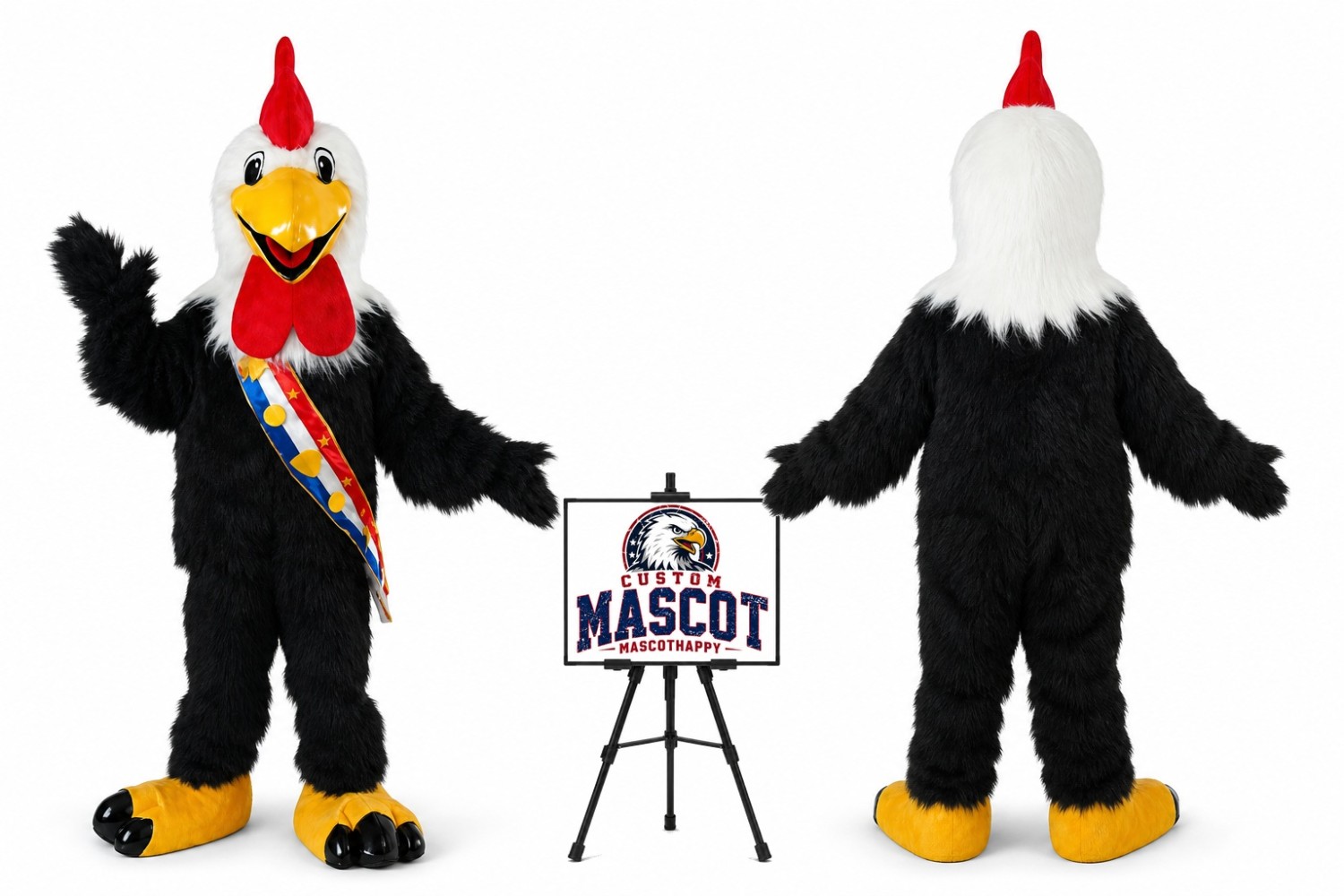 Chicken Cock Mascot Costume Chicken Cock Mascot Costume