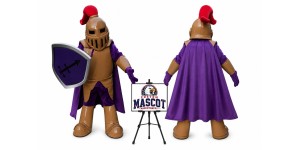 Highlander Warrior Mascot Costume Highlander Warrior Mascot Costume