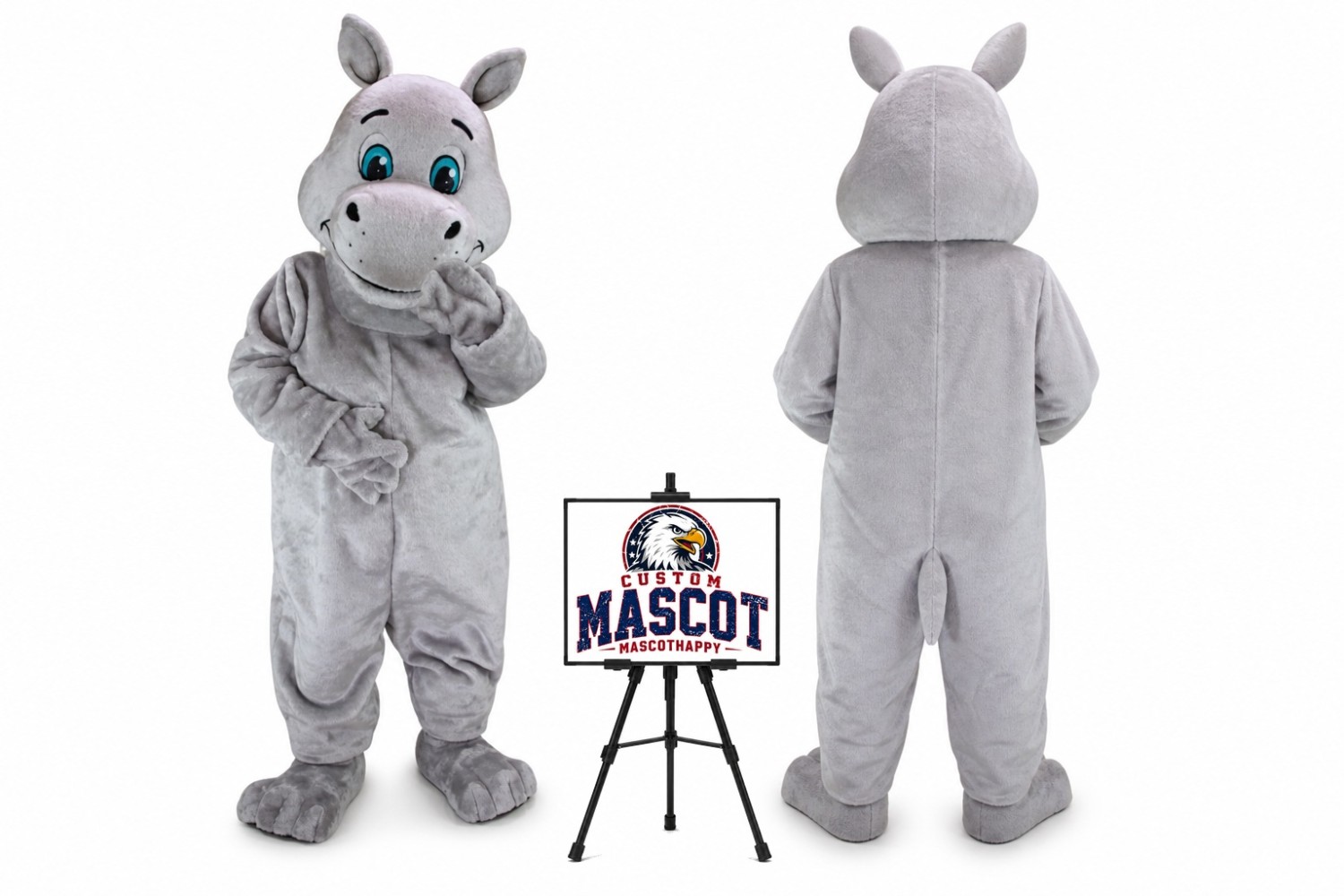 Hippo Hippopotamus Mascot Costume Hippo Hippopotamus Mascot Costume