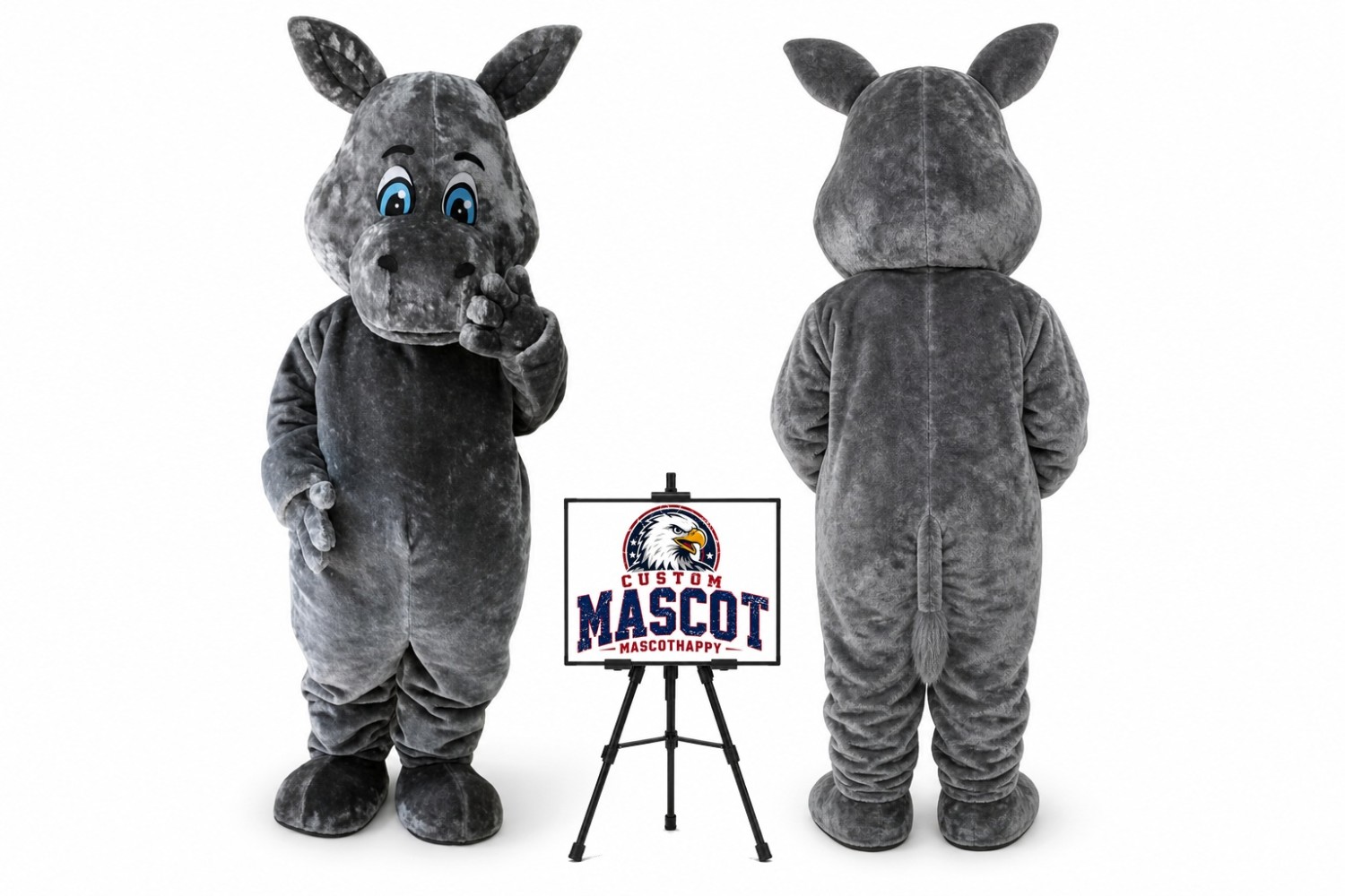 Hippo Mascot Costume Hippo Mascot Costume