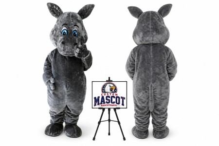 Hippo Mascot Costume