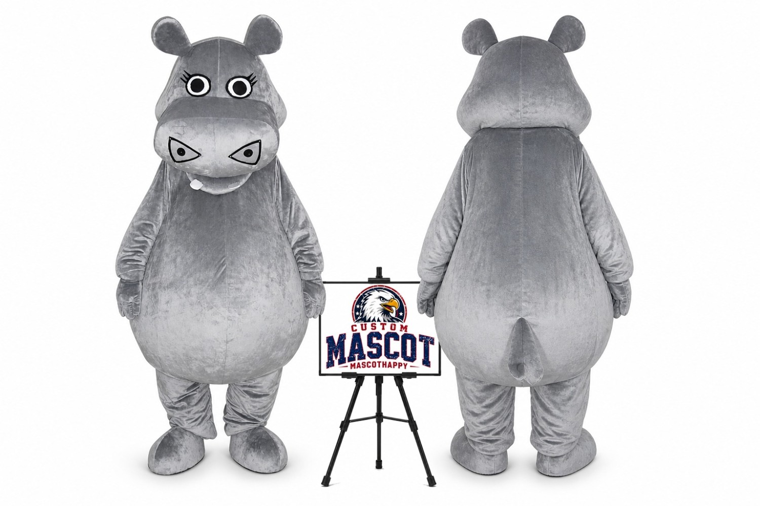 Hippo Mascot Costume