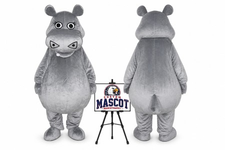Hippo Mascot Costume