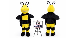 Horney Bee Mascot Costume Horney Bee Mascot Costume