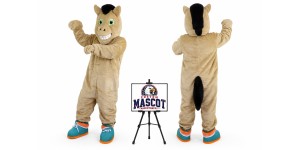 Horse Mustang Mascot Costume Horse Mustang Mascot Costume