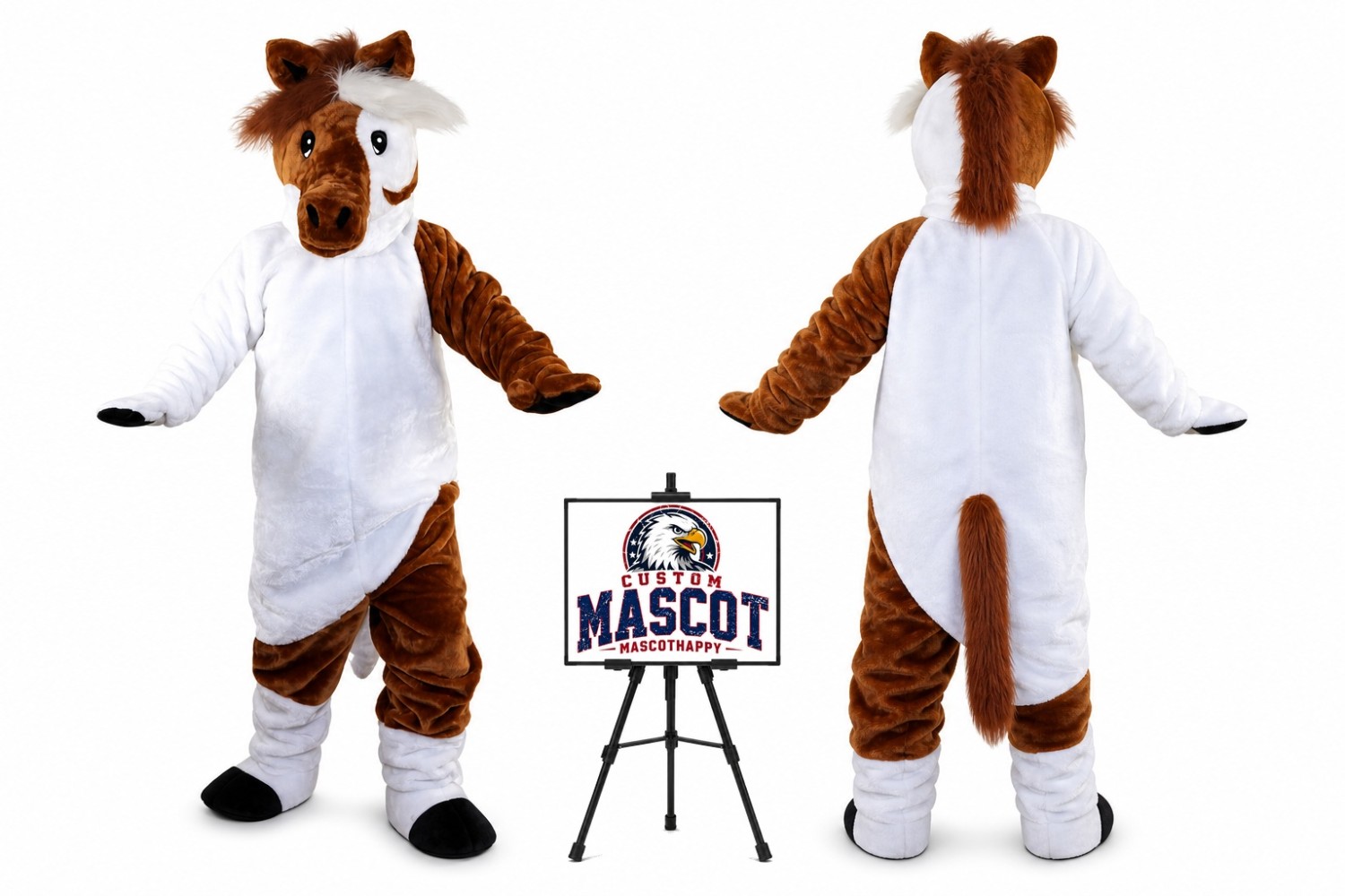 Horse Donkey Mascot Costume Horse Donkey Mascot Costume