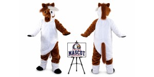 Horse Donkey Mascot Costume Horse Donkey Mascot Costume