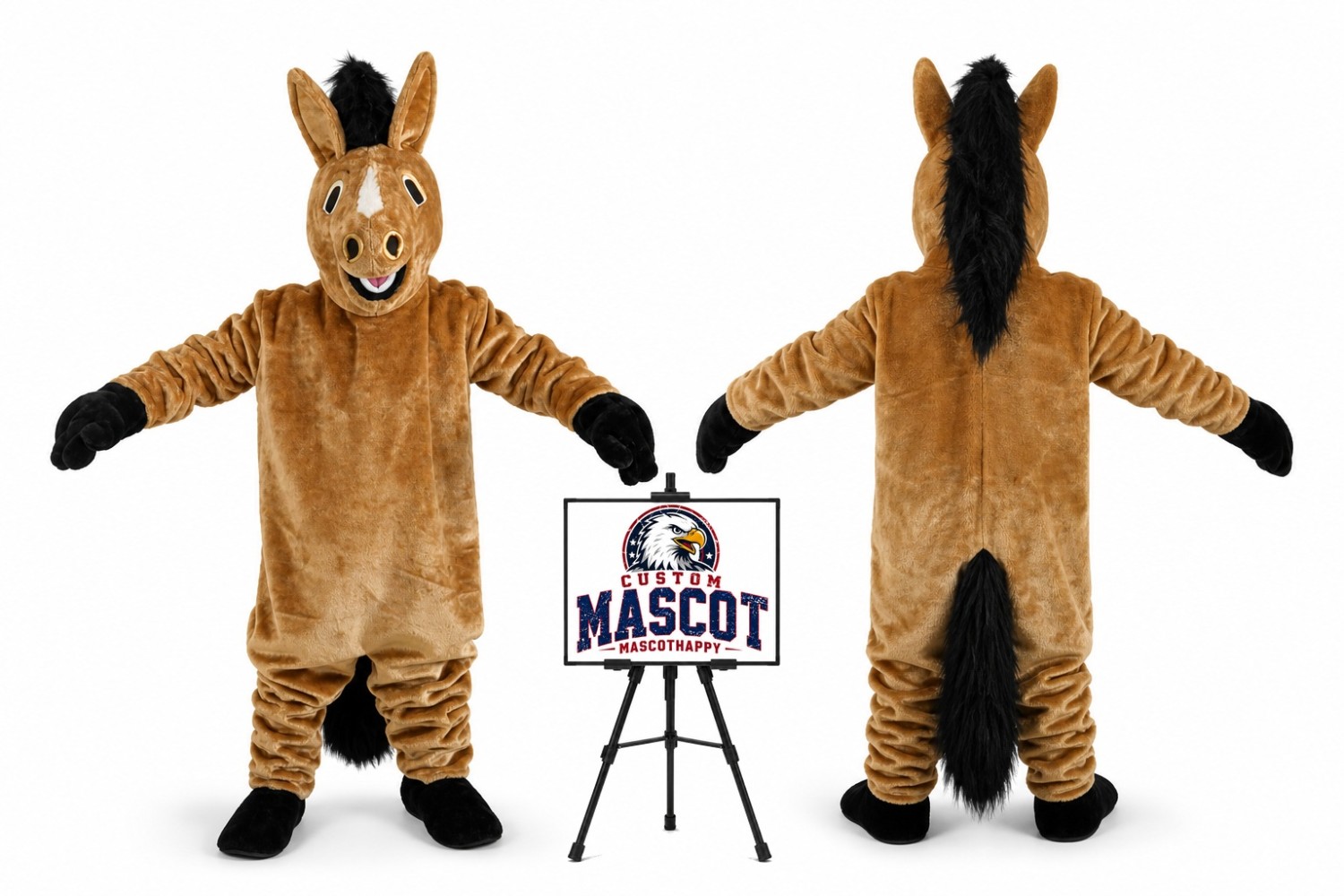 Horse Mustang Stallion Mascot Costume Horse Mustang Stallion Mascot Costume